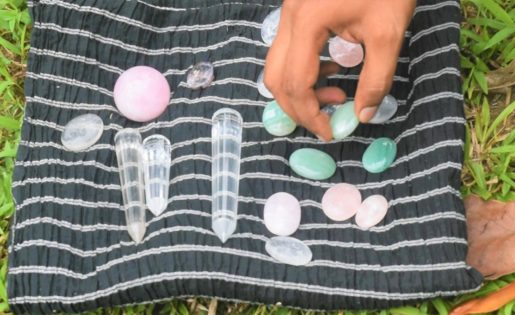 Pranic crystal healing